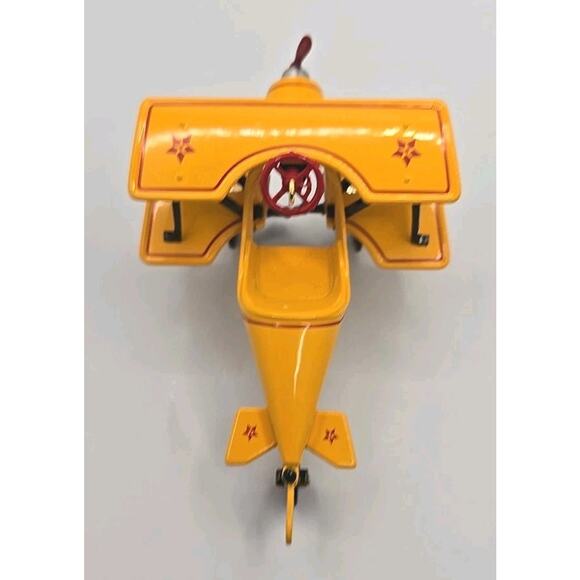 2001 Hallmark Ornament 1930 Custom Biplane Kiddie Car Classic New U67 - Picture 5 of 8